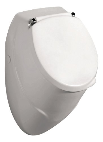 AquaSu Urinal Komplett-Set Leo | Inklusive Deckel | Weiß | Becken