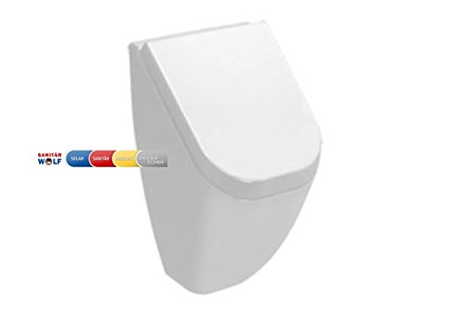 VitrA Pure Style Concept 200 Urinal mit Deckel weiß Zulauf v. hinten